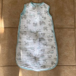 Baby muslin sleep sack